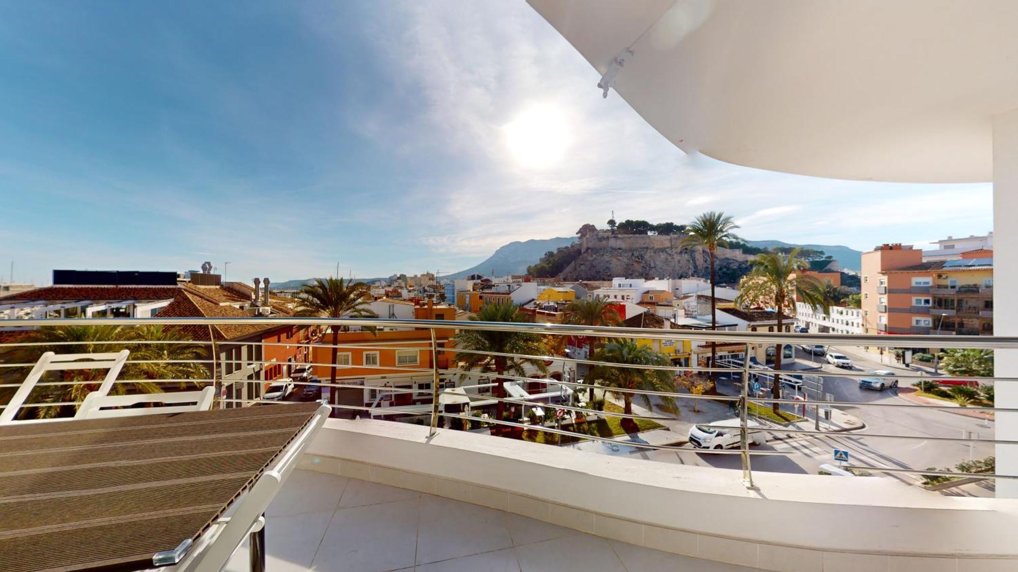 Denia Apartment Castle And Port Views With Ac Dış mekan fotoğraf